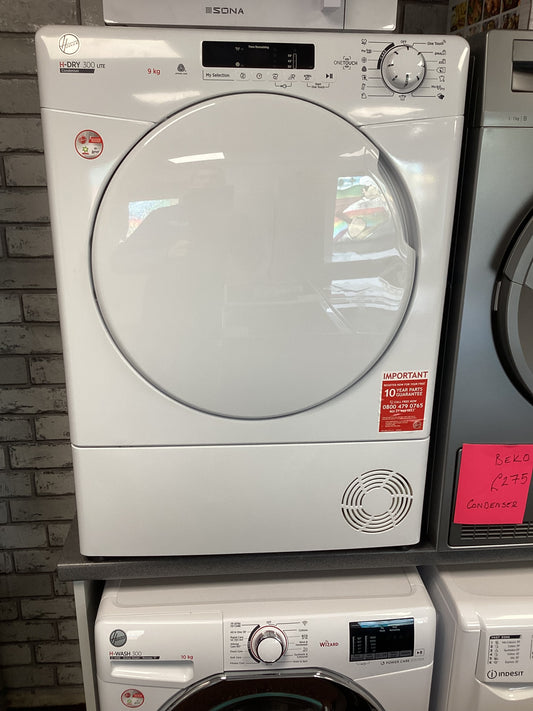 HOOVER 9KG CONDENSER TUMBLE DRYER...HLCE9DF
